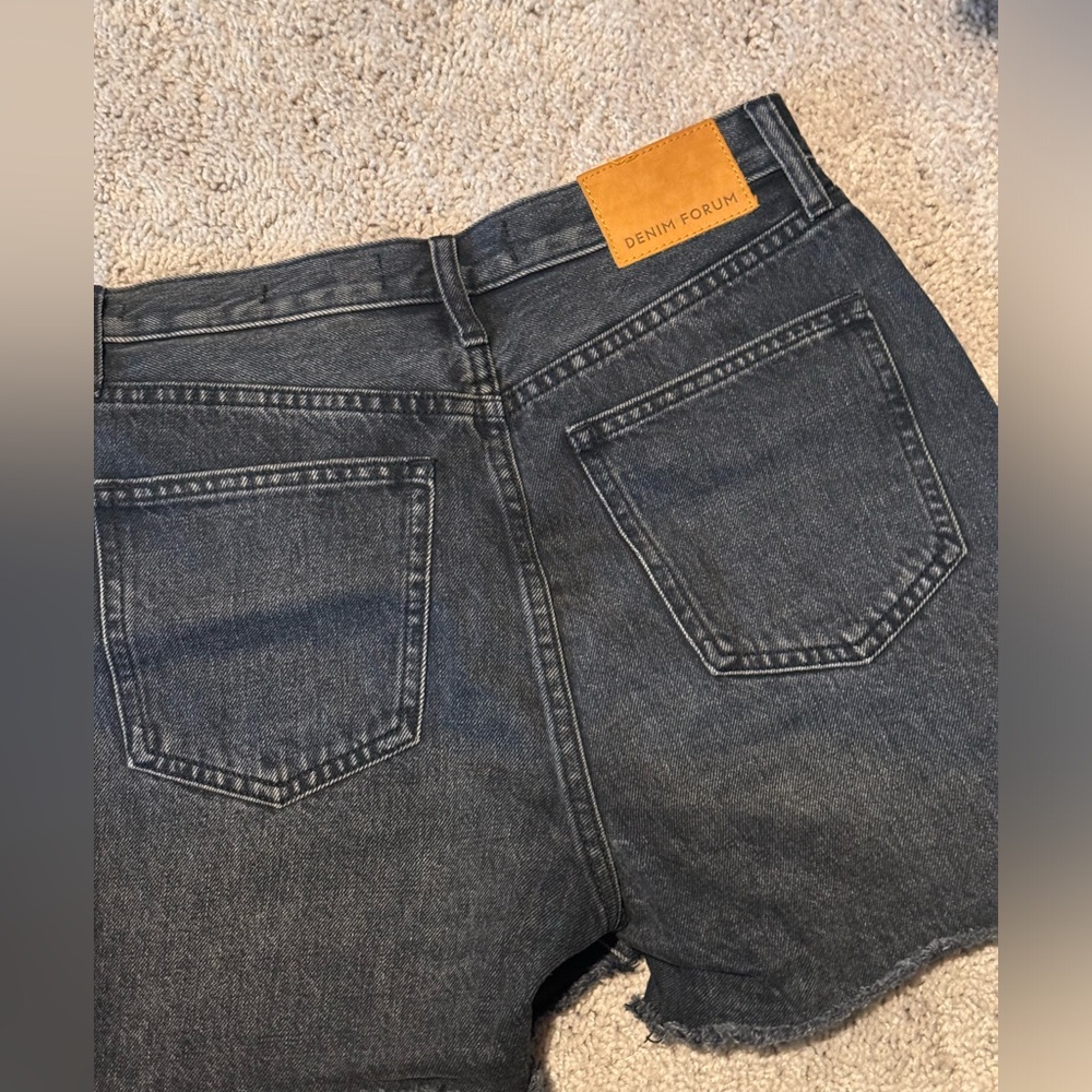 Aritzia Denim Forum Black Denim Short